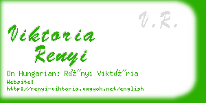 viktoria renyi business card